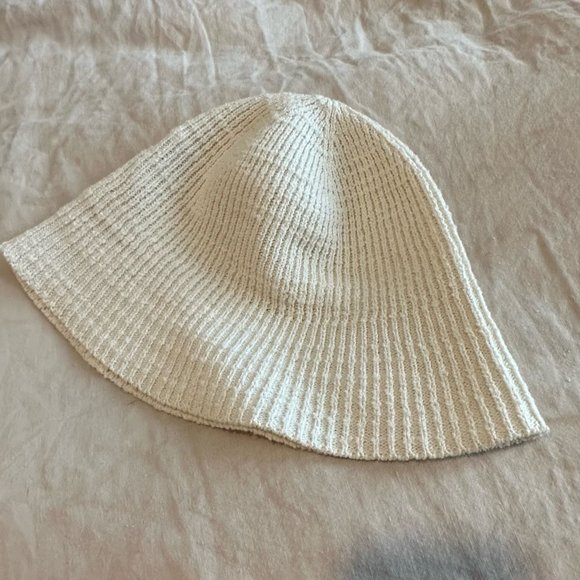 Cos Weaved Bucket Hat, Summer - White - Picture 1 of 3